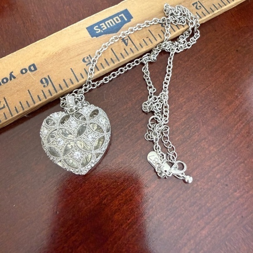 Aero Silver Tone Necklace